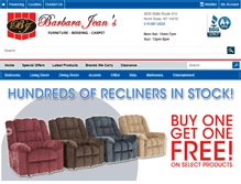 Tablet Screenshot of barbarajeansfurniture.com